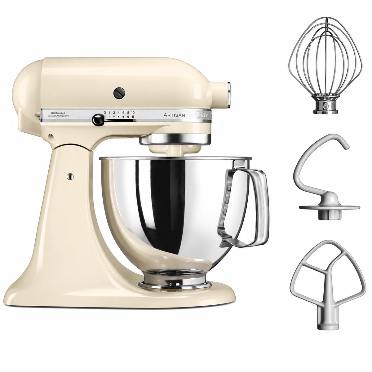Robot pâtissier KitchenAid Artisan 4,8L