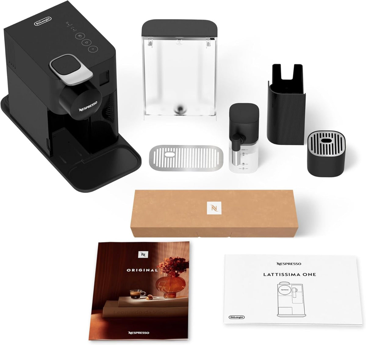 Cafetière Nespresso De'Longhi Lattissima One noir, vue 7