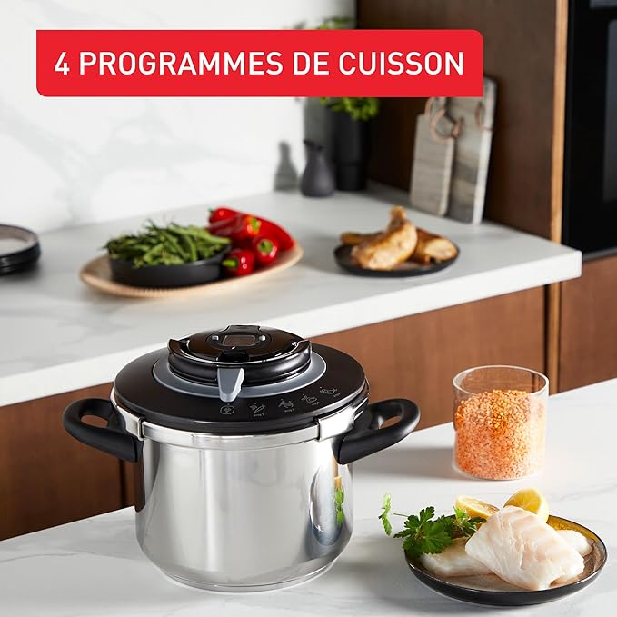 Cocotte-minute SEB Clipso+ Chef 6L P4550700 4,5l, vue 2