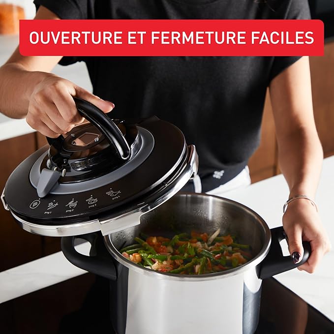 Cocotte-minute SEB Clipso+ Chef 6L P4550700 4,5l, vue 4