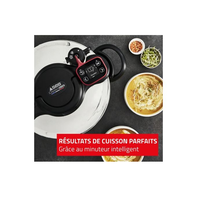 Cocotte-minute SEB Clipso Now 9L induction, vue 5