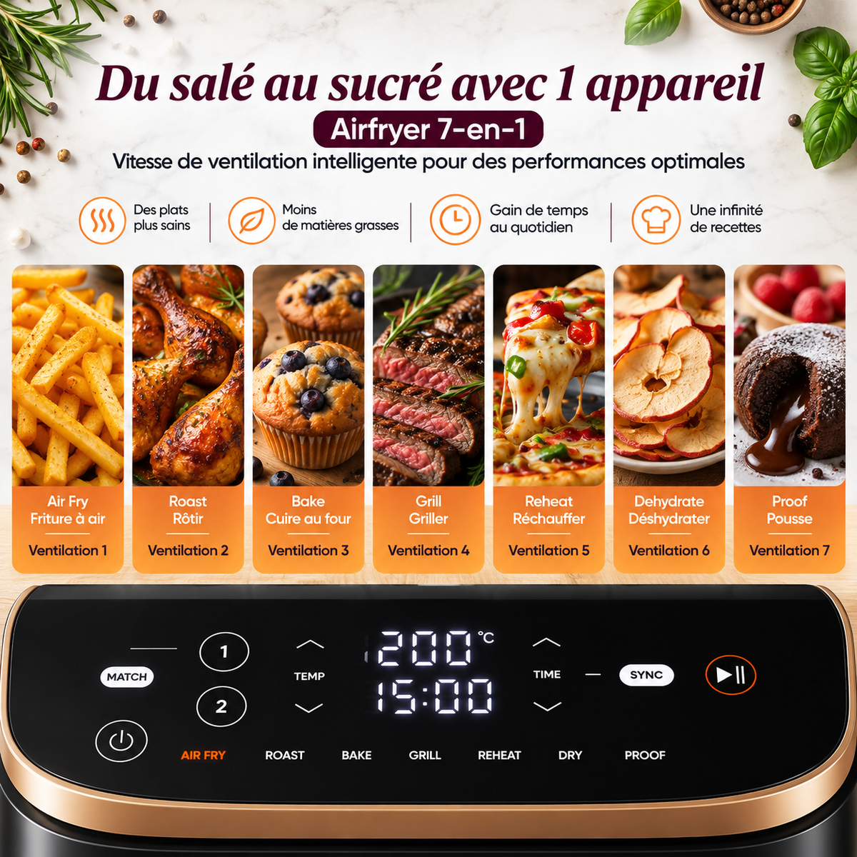 Air fryer Cosori Double Stack 10,8L