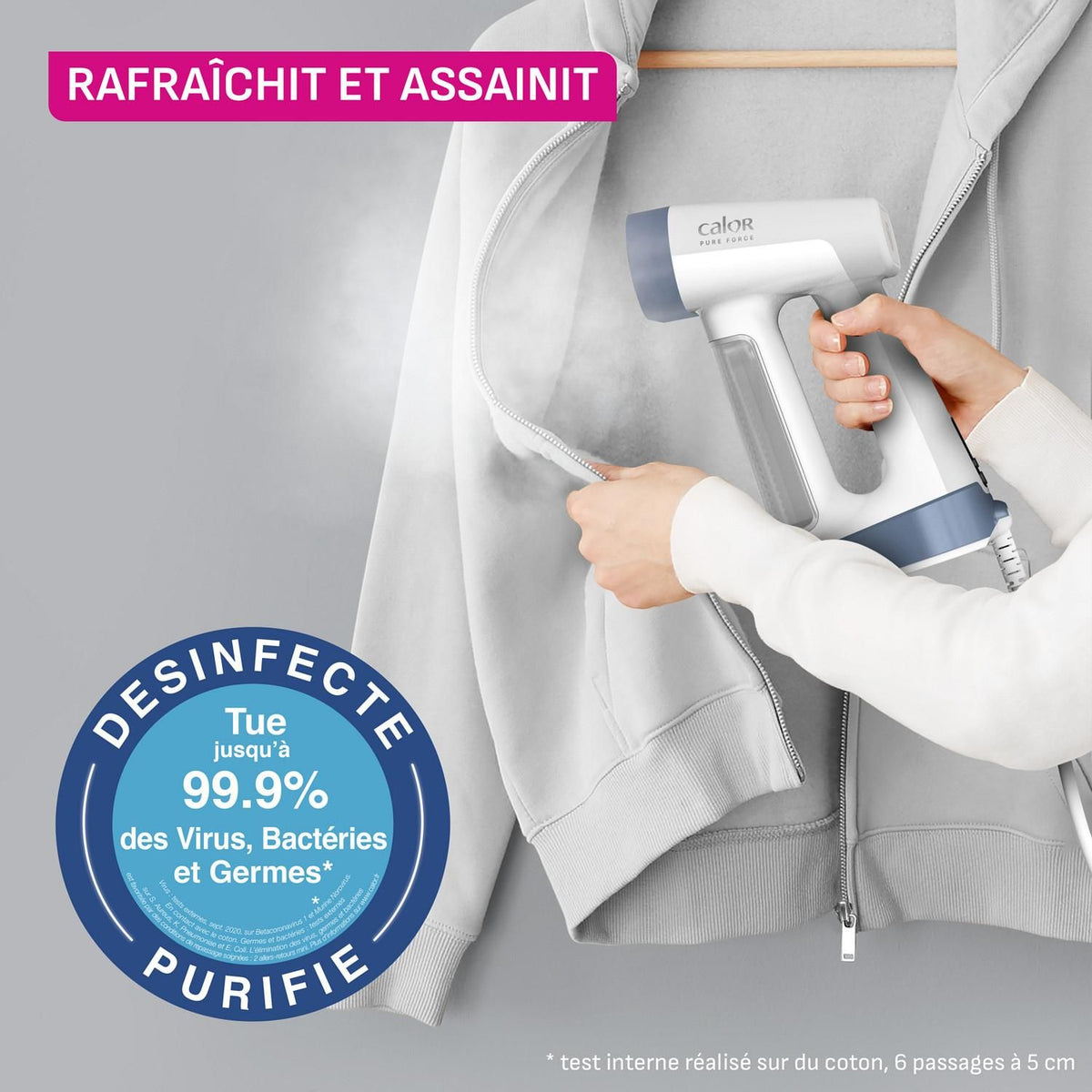 Défroisseur Calor Pure Force 2 en 1 DT8722C0, vue 5