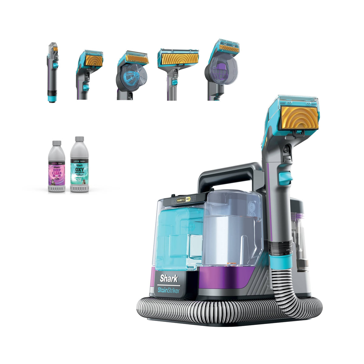 Détacheur Shark StainStriker HairPro Pet PX250EUT