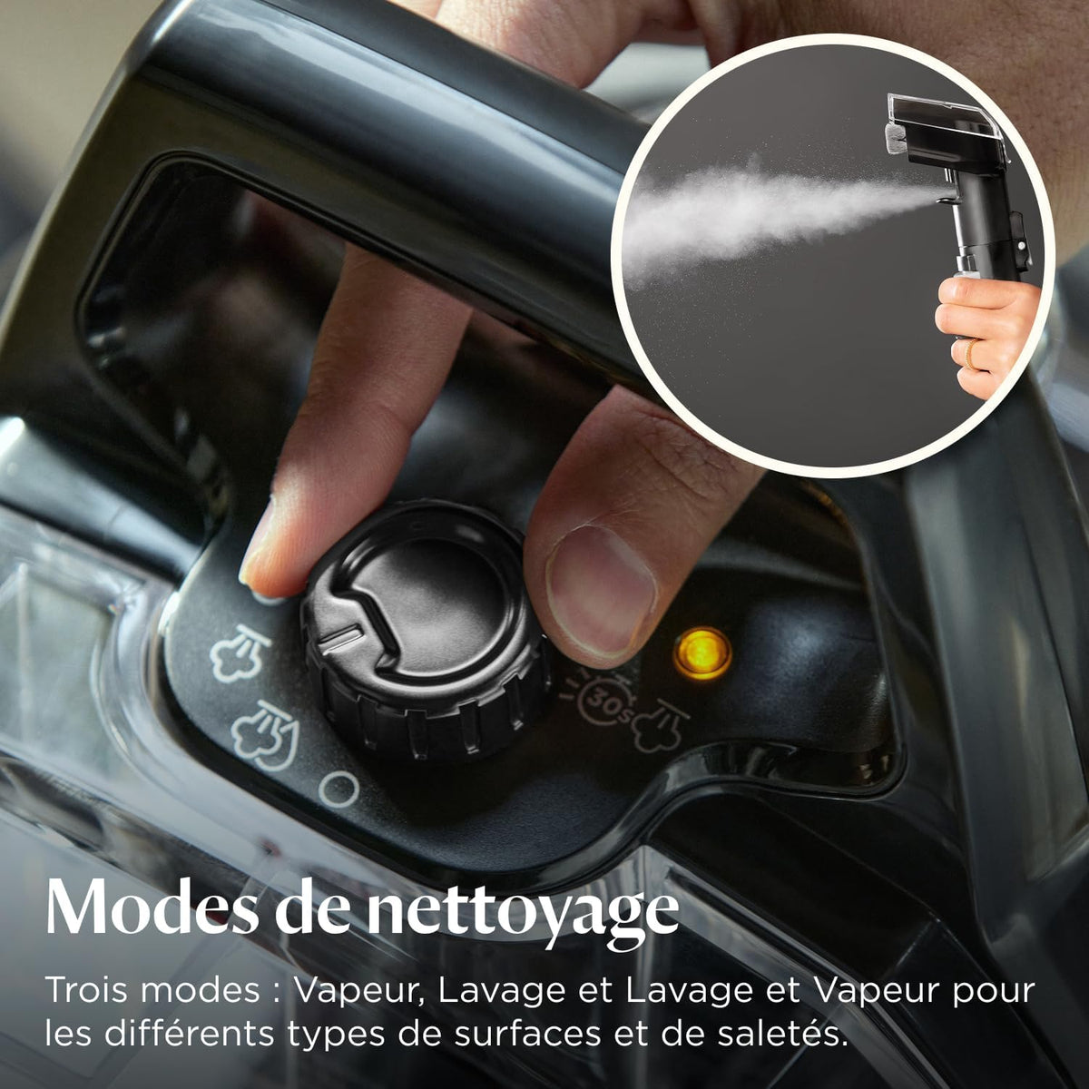 Détacheur vapeur Bissell HydroSteam Select 1000W, vue 6