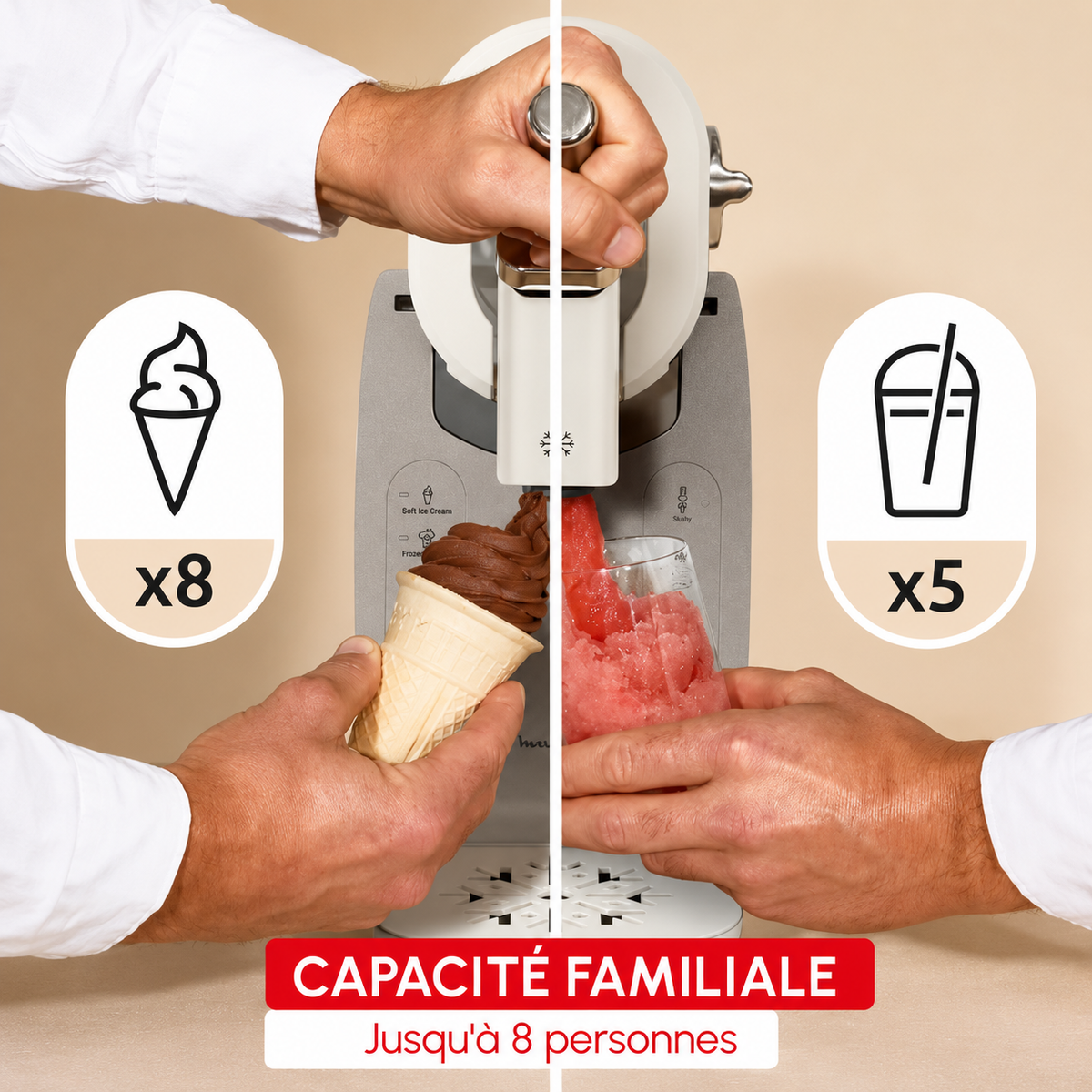 Sorbetière Moulinex Freezi  MJ803AF0