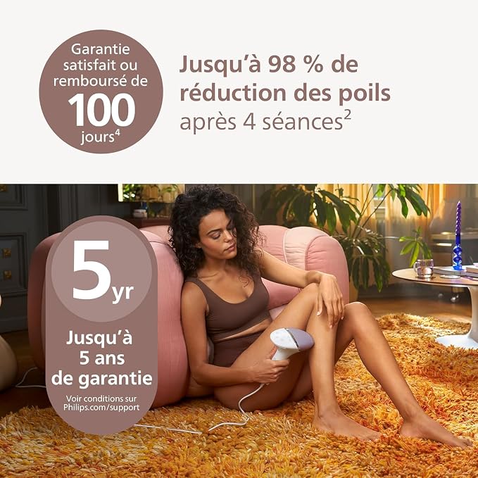 Épilateur à lumière pulsée Philips Lumea série 8000, vue 3