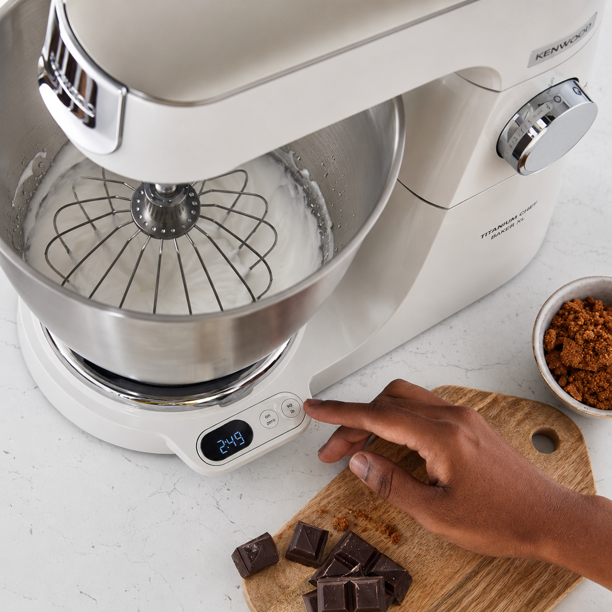 Robot Pâtissier Kenwood Titanium Chef Baker XL - KVL65001WH