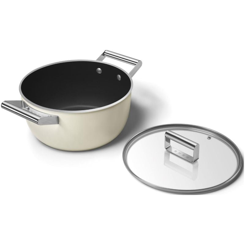 Faitout Smeg CSF2412 24 cm avec couvercle