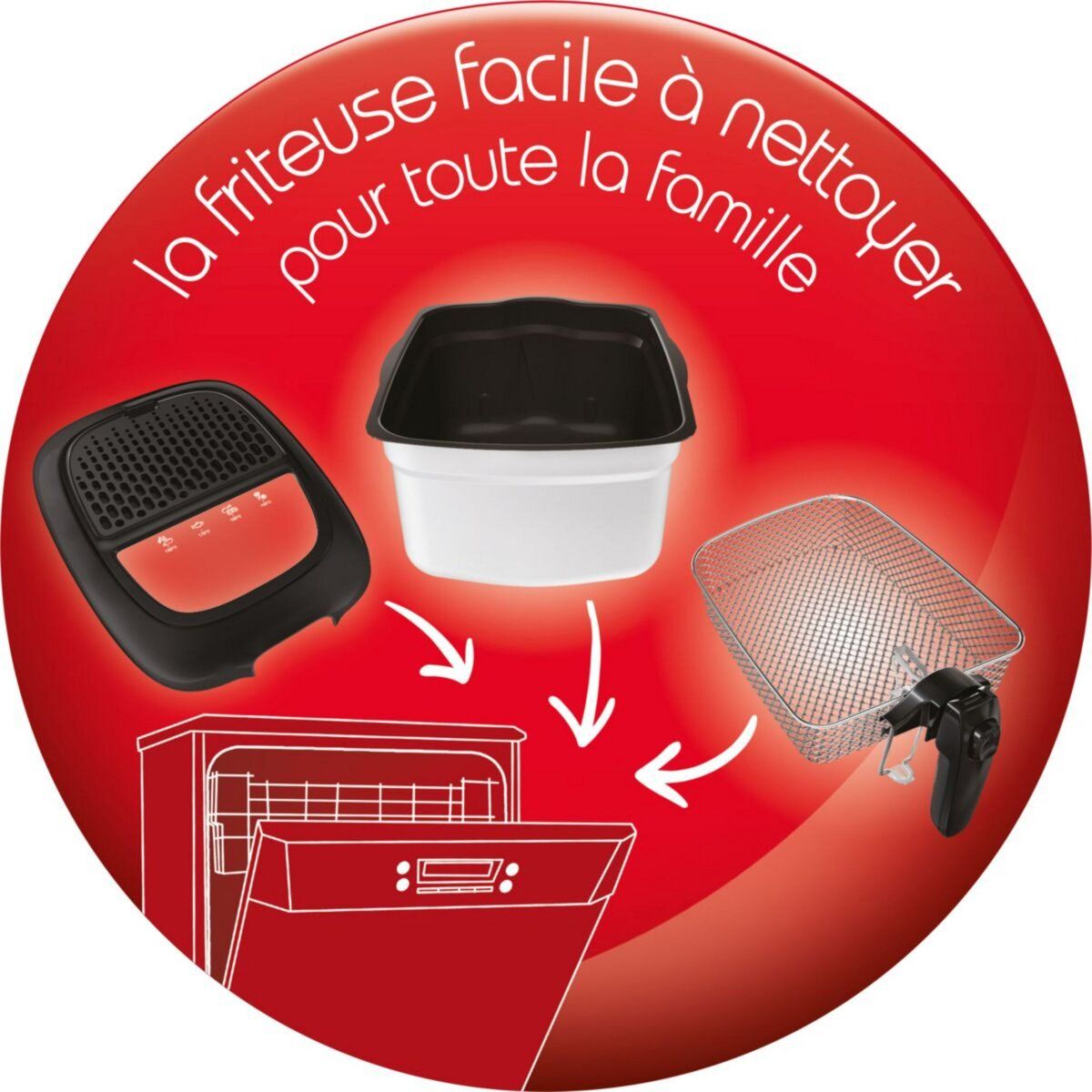 Friteuse Moulinex Super Uno AM316D10, vue 4