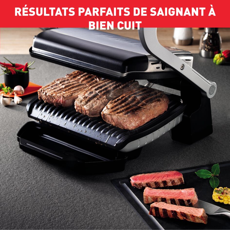 Grille-viande Tefal OptiGrill+ GC712D12, vue 3