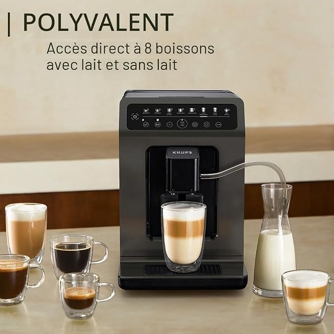 Machine à café à grains automatique Krups EA89ZB10, vue 3