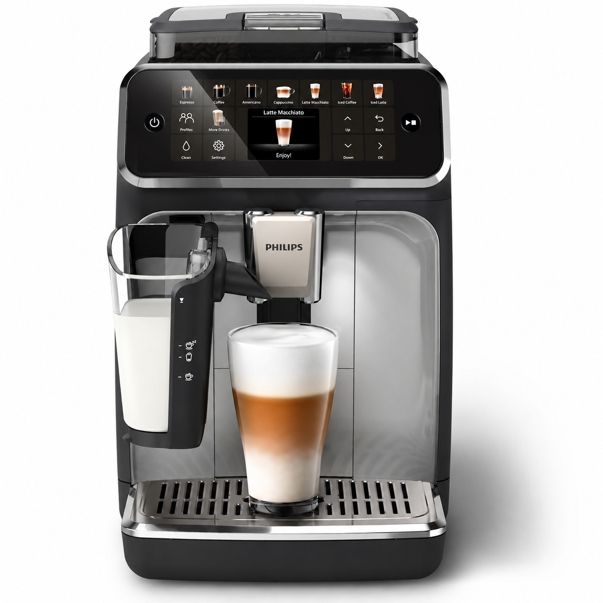 Machine à café à grains Philips 5500, 20 boissons