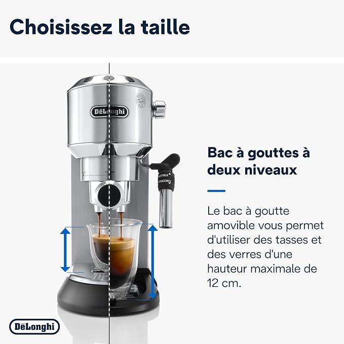 Machine à café De'Longhi Dedica Style noir, vue 5