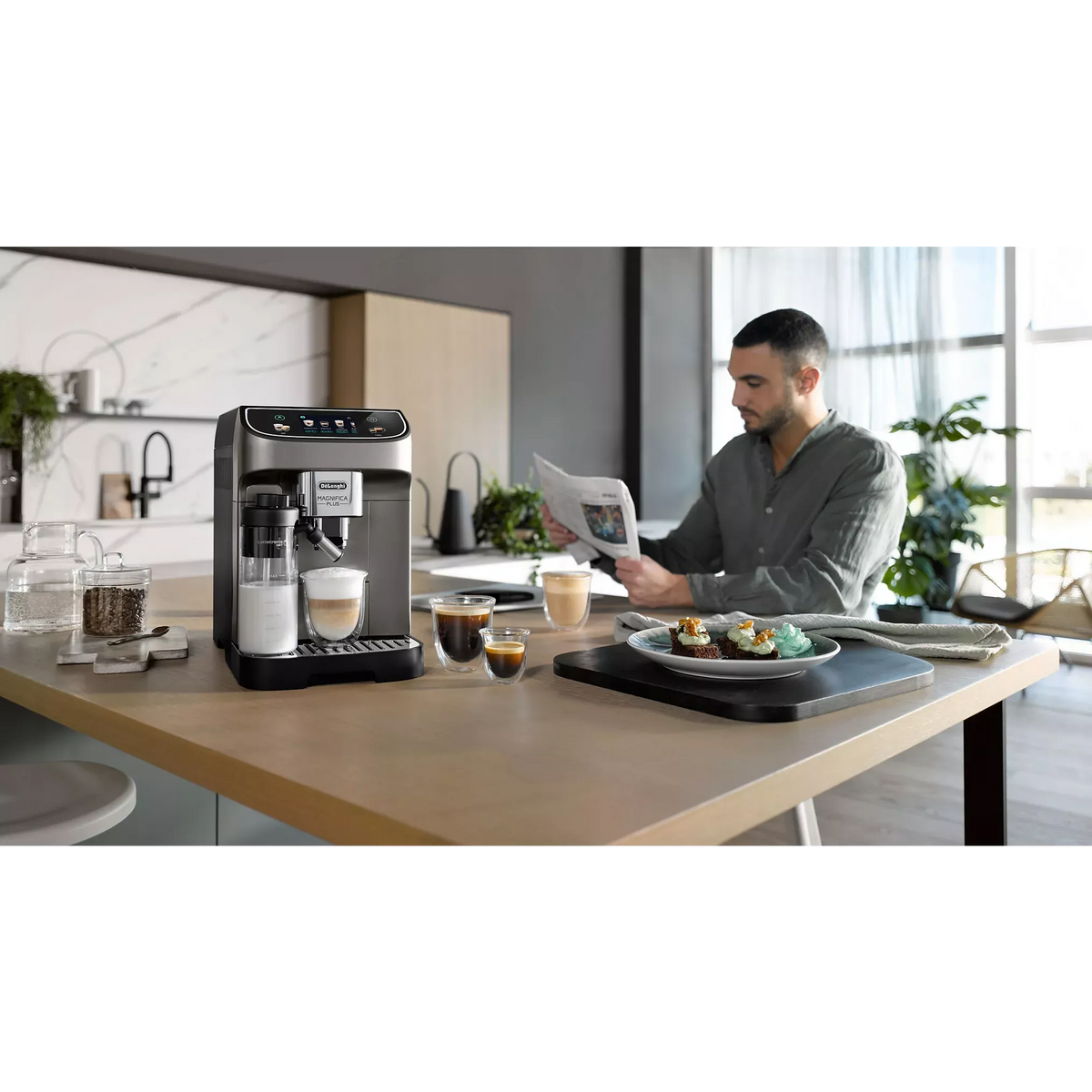 Machine à café De'Longhi Magnifica Plus FEB3270.TB, vue 5