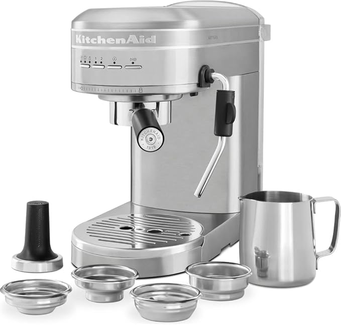 Machine à espresso KitchenAid Artisan 5KES6503 acier, vue 2