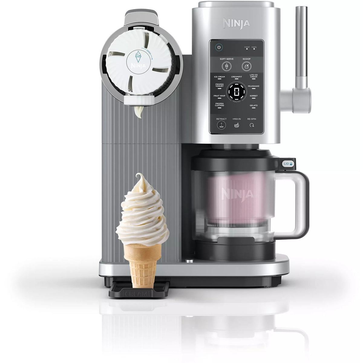 Machine à glace Ninja CREAMi Swirl 13 en 1 NC701UK bleu, vue 2