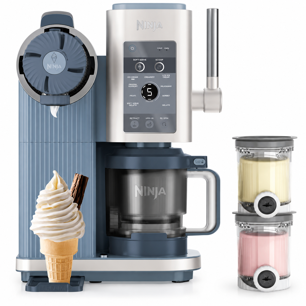Machine à glace Ninja CREAMi Swirl 13 en 1 NC701UK