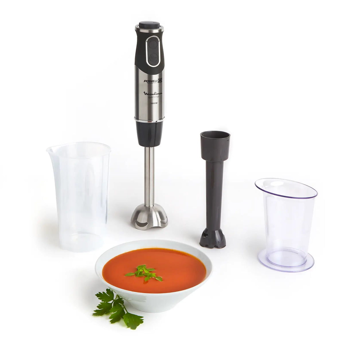 Mixeur plongeant Moulinex Quickchef 1000W DD65S810 4 accessoires