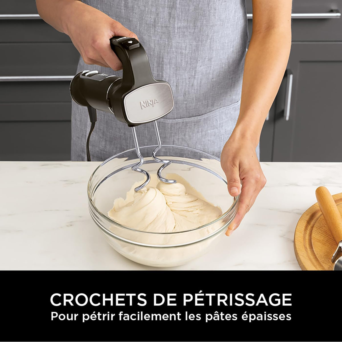 Mixeur plongeant Ninja Foodi 3 en 1 CI100EU, vue 6