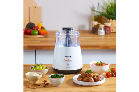 Hachoir MOULINEX LA MOULINETTE 4 EN 1 PUISSANT 1000 W, FACILE À UTILISER, DURABLE DPA110