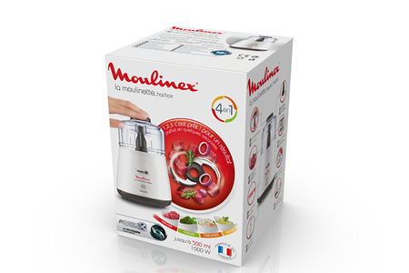 Hachoir MOULINEX LA MOULINETTE 4 EN 1 PUISSANT 1000 W, FACILE À UTILISER, DURABLE DPA110