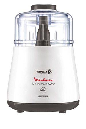 Hachoir MOULINEX LA MOULINETTE 4 EN 1 PUISSANT 1000 W, FACILE À UTILISER, DURABLE DPA110
