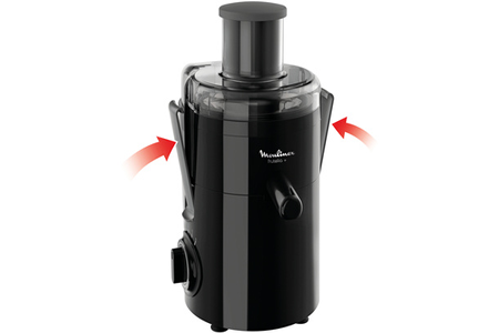 Centrifugeuse MOULINEX FRUTELIA PLUS NOIR, 2 VITESSES 350 W JU370810