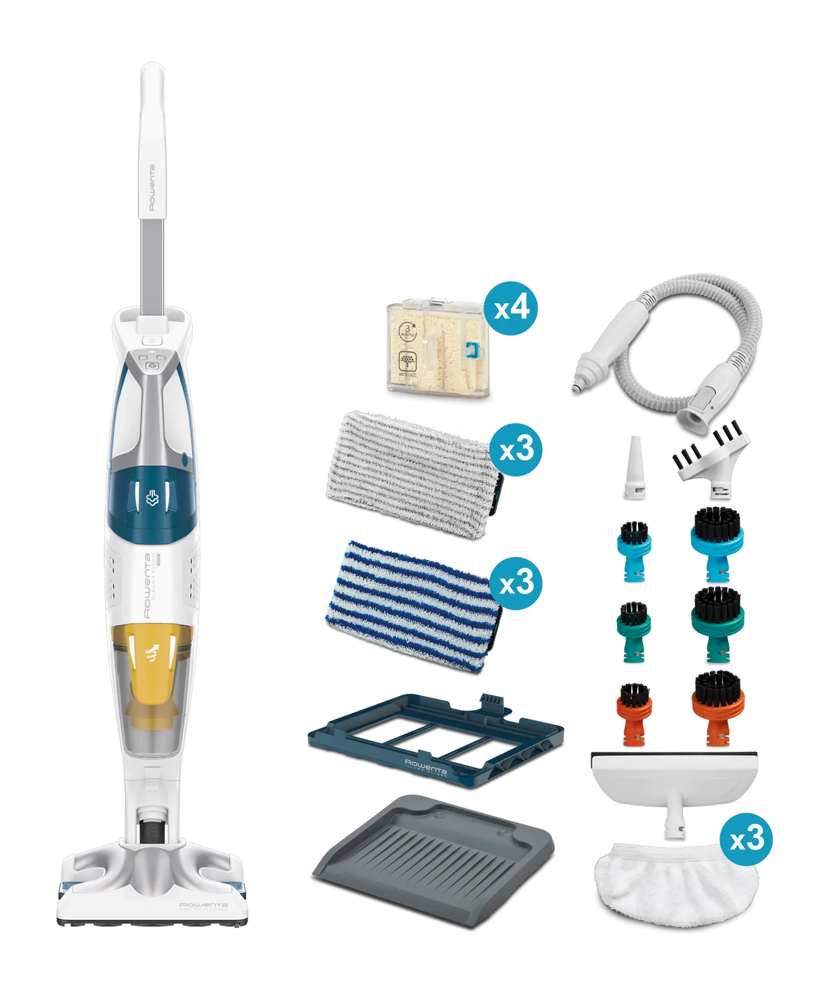 Rowenta Nettoyeur vapeur Clean & Steam Multi RY8561WH
