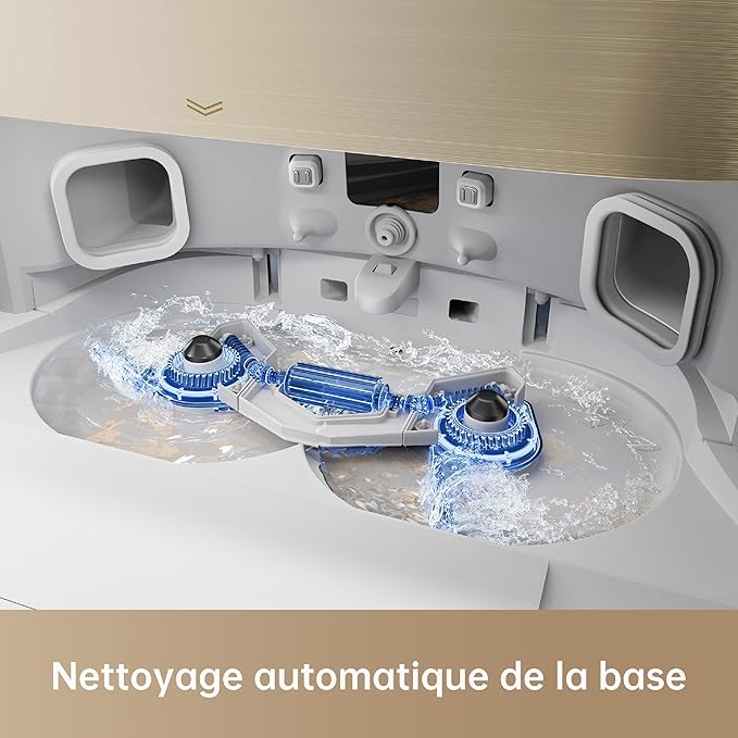 Robot aspirateur laveur Dreame X40 Ultra Complete noir, vue 6