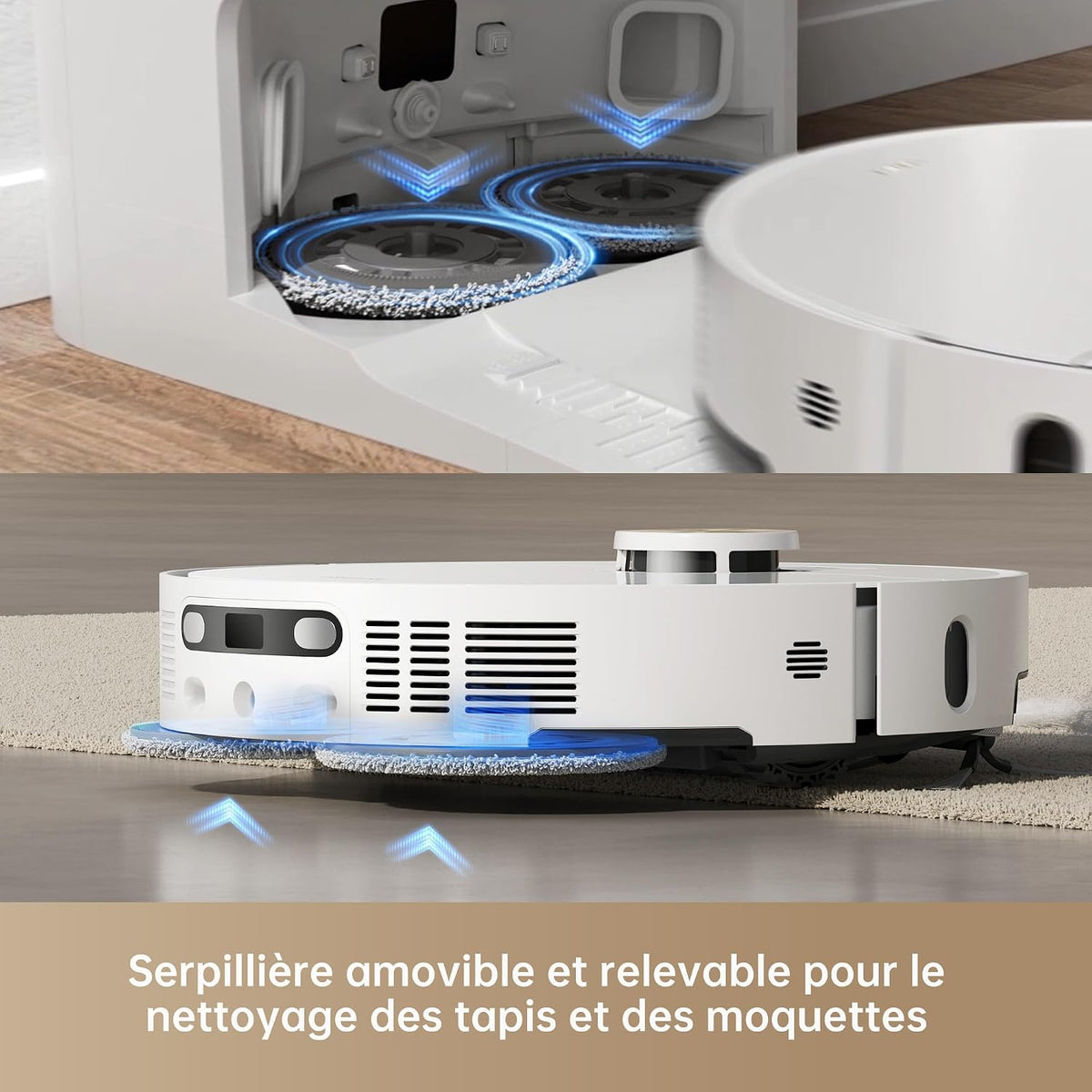 Robot aspirateur laveur Dreame X40 Ultra Complete, vue 8