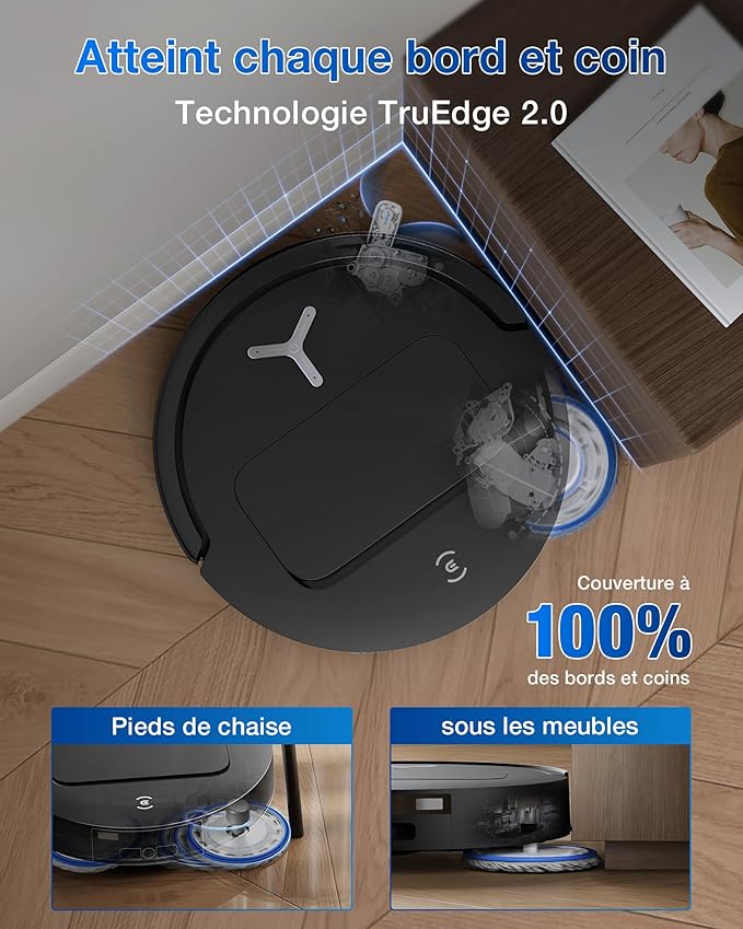 Robot aspirateur laveur Ecovacs T50 Omni Gen2, vue 3