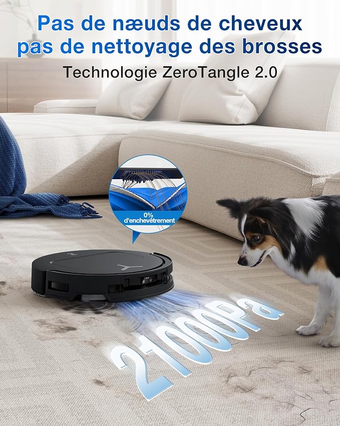Robot aspirateur laveur Ecovacs T50 Omni Gen2, vue 5