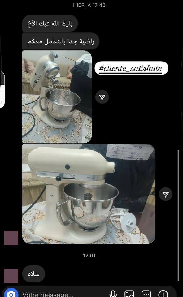 Capture d’écran envoyée par un client — Cuisine, Story Instagram · octobre 2024
