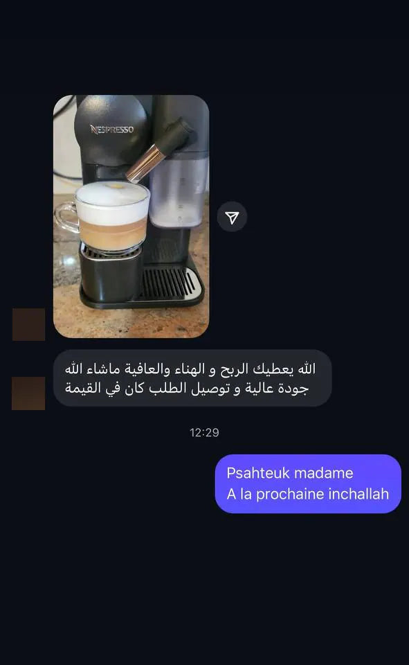 Capture d’écran envoyée par un client — Cuisine, Story Instagram · septembre 2025