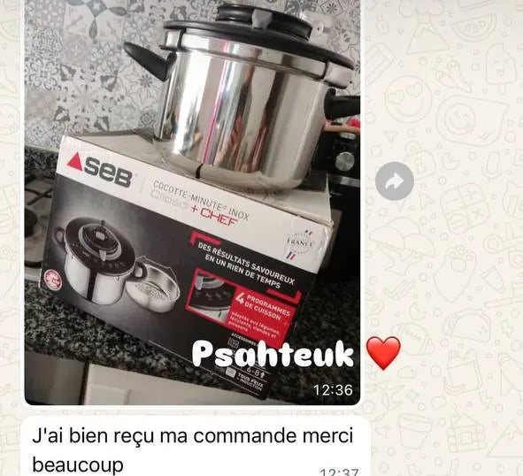 Capture d’écran envoyée par un client — Cuisine, Story Instagram · septembre 2025