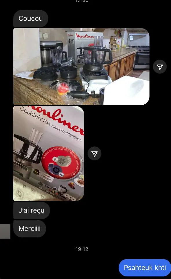 Capture d’écran envoyée par un client — Cuisine, Story Instagram · février 2025