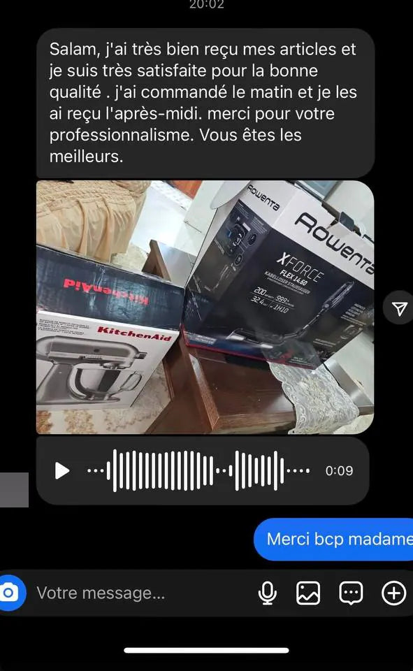 Capture d’écran envoyée par un client — Livraison, Story Instagram · novembre 2024