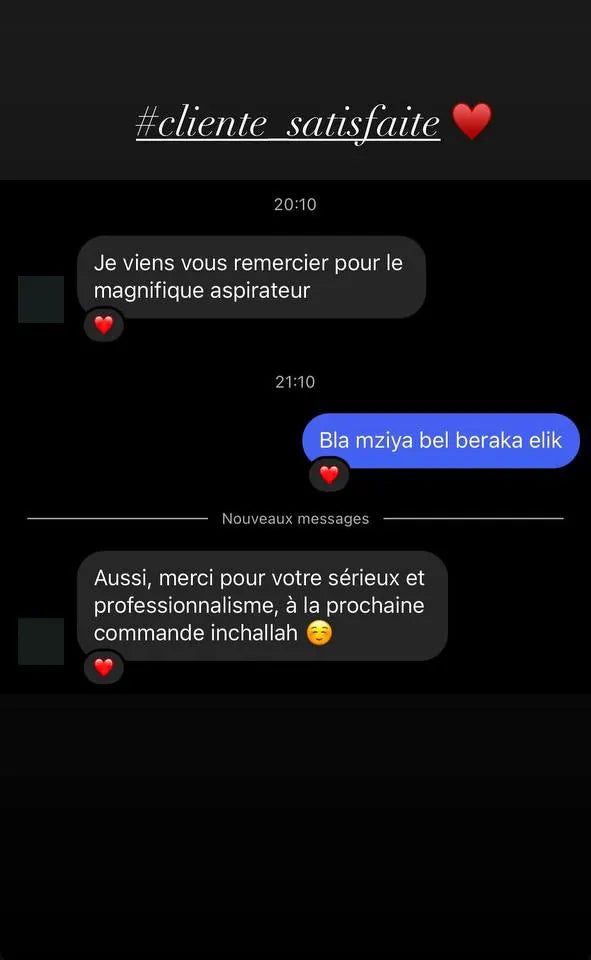 Capture d’écran envoyée par un client — Ménage, Story Instagram · mars 2025