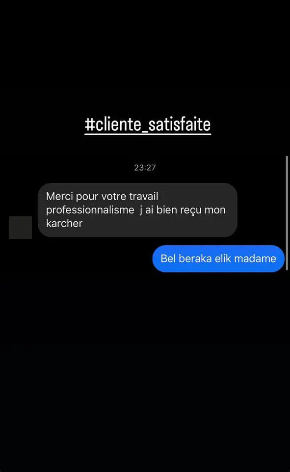 Capture d’écran envoyée par un client — Ménage, Story Instagram · février 2025