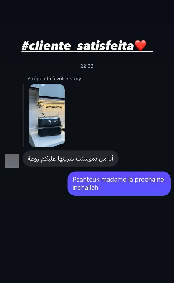 Capture d’écran envoyée par un client — Messages, Story Instagram · octobre 2025