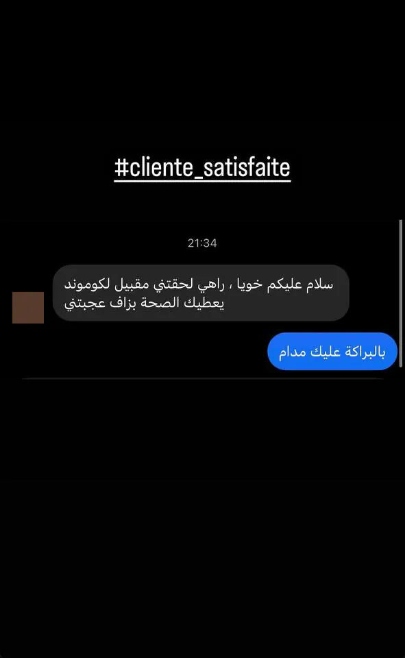 Capture d’écran envoyée par un client — Messages, Story Instagram · février 2025