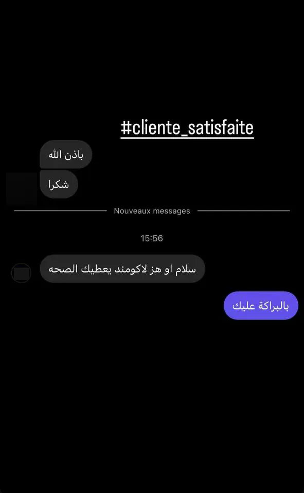 Capture d’écran envoyée par un client — Messages, Story Instagram · octobre 2024