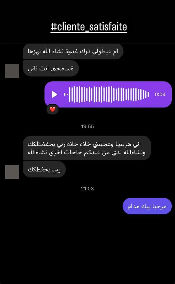 Capture d’écran envoyée par un client — Messages, Story Instagram · septembre 2024